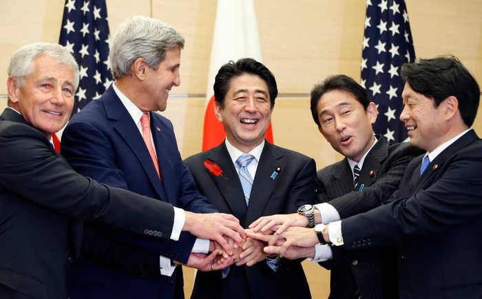 Hội nghị bảo đảm an ninh 2+2 Nhật-Mỹ tại Tokyo ngày 3 tháng 10 năm 2013 (ảnh minh họa)